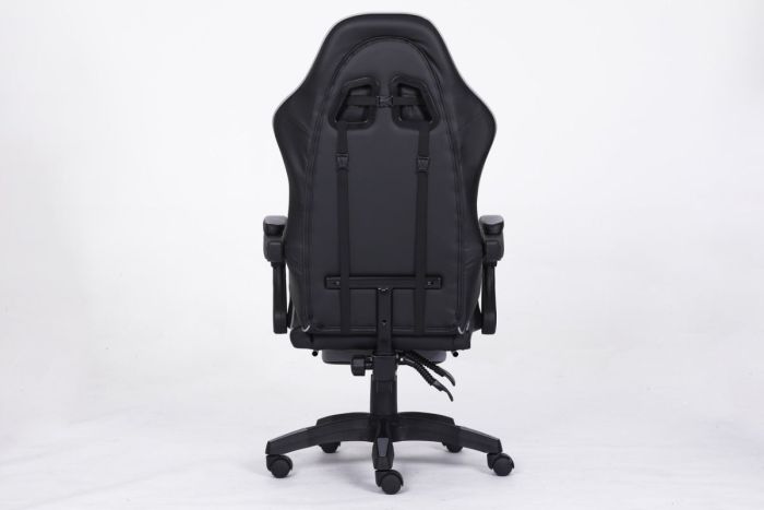 Компьютерное кресло с подставкой для ног INFINI ESPACE Черно-серый