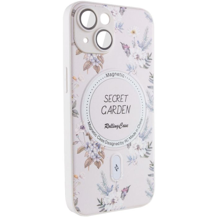 TPU+PC чохол Secret Garden with MagSafe для Apple iPhone 14 (6.1")