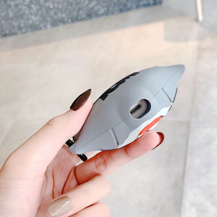 Силиконовый футляр Tom & Jerry series для наушников AirPods 1/2 + карабин