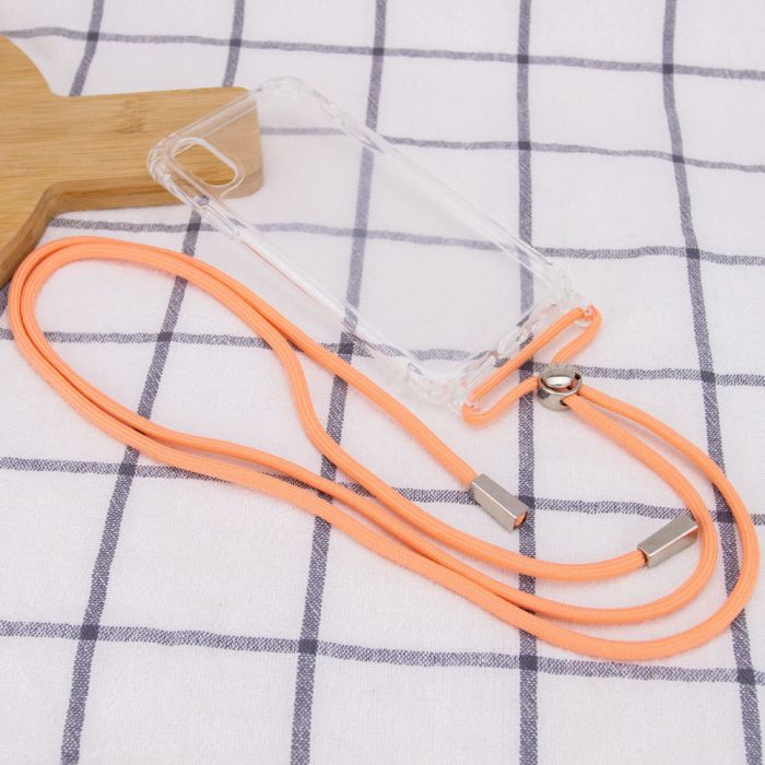 Чехол TPU Crossbody Transparent для Apple iPhone XS Max (6.5")