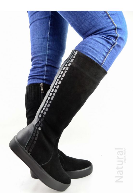 Зимние сапоги на спортивной подошве