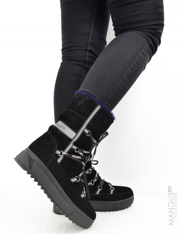 Теплі напівчобітки Black F