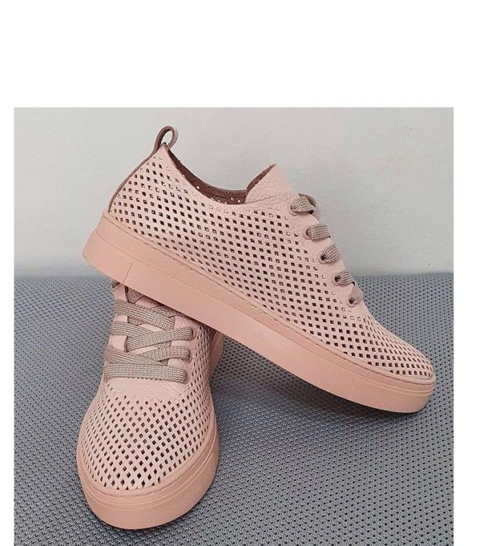 Пудровые кеды Perfo