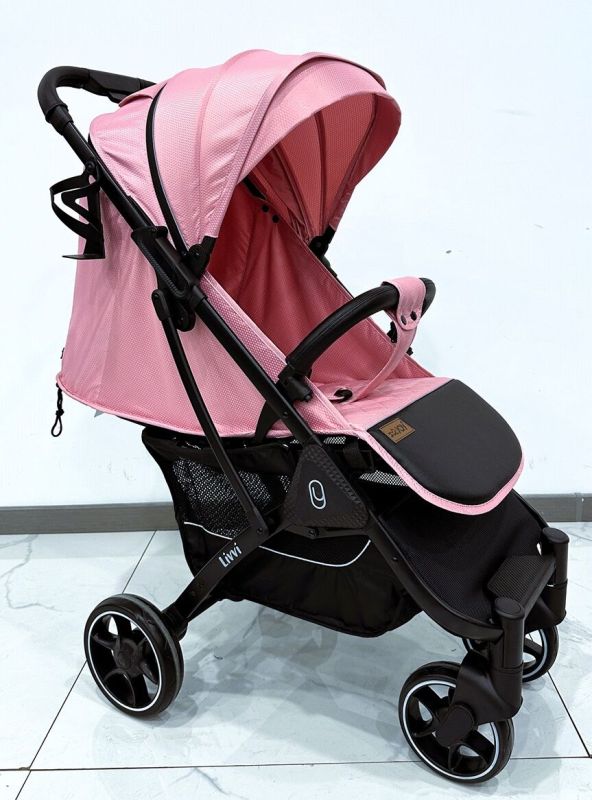 Детская прогулочная Коляска JOY "Livvi" (LV-06341) рама алюминиевая, футкавер, подстаканник, телескопическая ручка