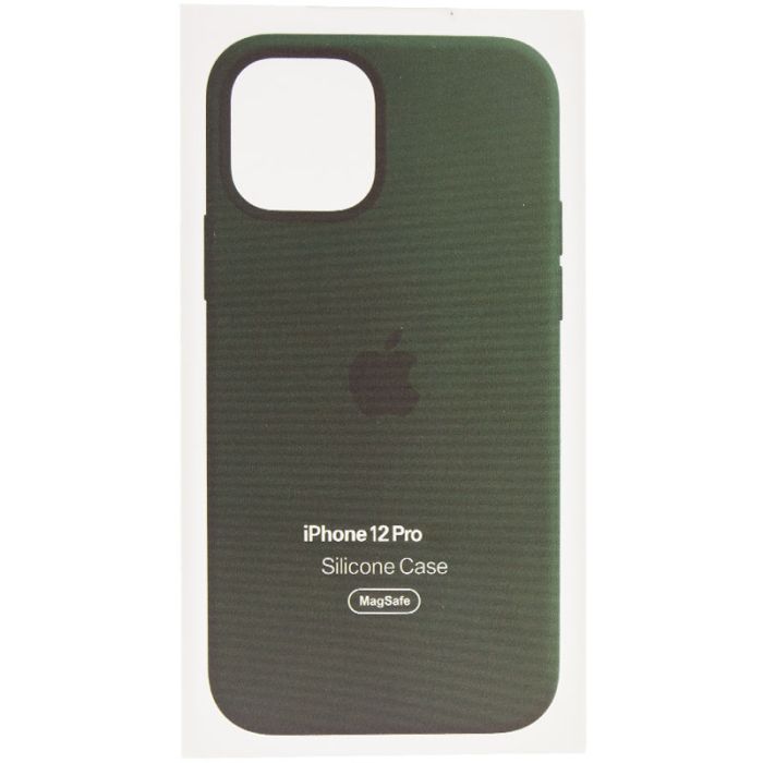 Чехол Silicone case (AAA) full with Magsafe and Animation для Apple iPhone 12 Pro / 12 (6.1")