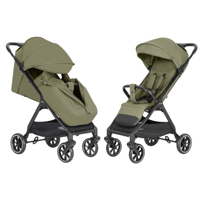 Детская прогулочная коляска CARRELLO Forza (CRL-5535 Lagoon Green) складная