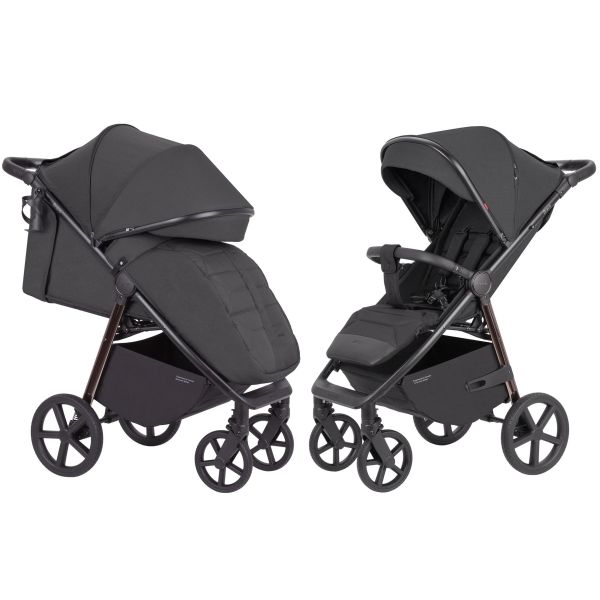 Детская Прогулочная коляска CARRELLO Bravo (CRL-5515 Storm Grey 2024 NF) складная